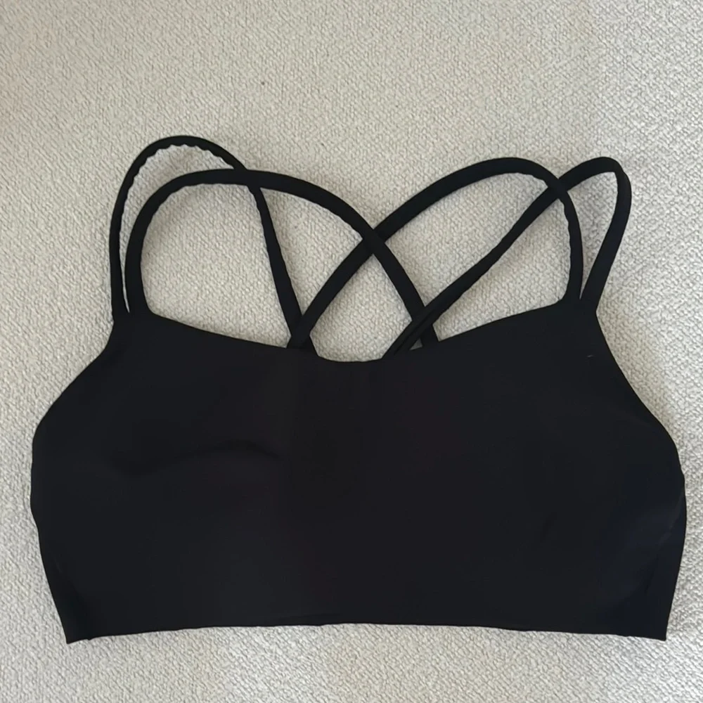 Black Strappy Bralette - Picture 1 of 2